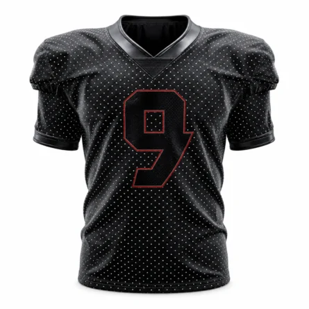 Black Polka-Dot Football Jersey