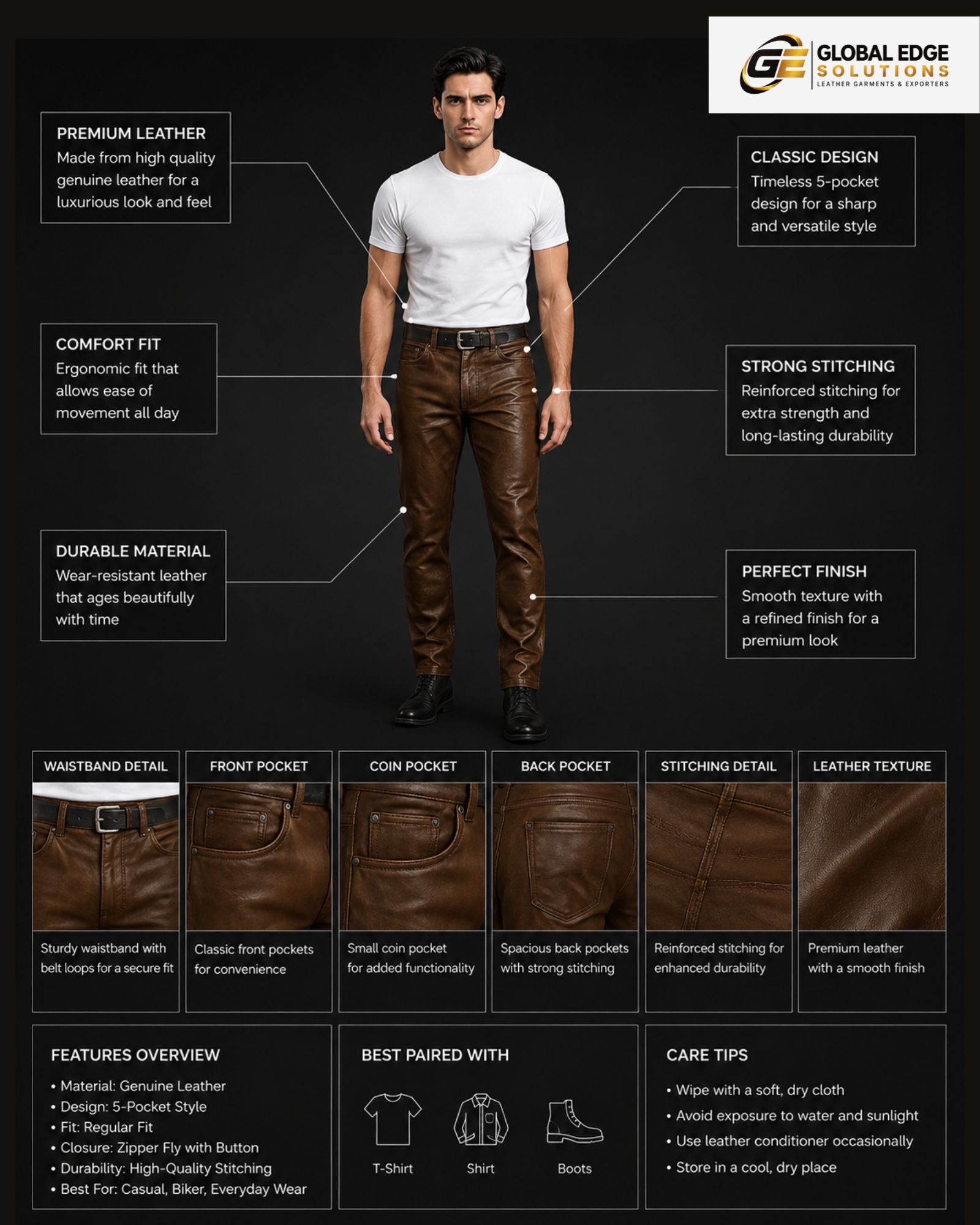 Leather Pants product details